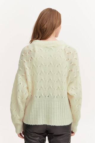 PULZ Jeans Sweater 'ASTRID' in White