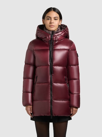 khujo Winterjas 'Dasha' in Rood: voorkant