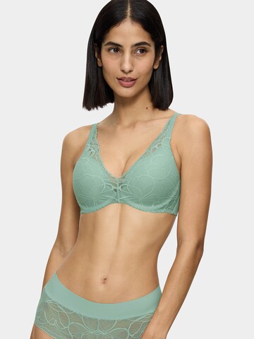 TRIUMPH BH ' Body Make-Up Illusion Lace ' in Groen: voorkant