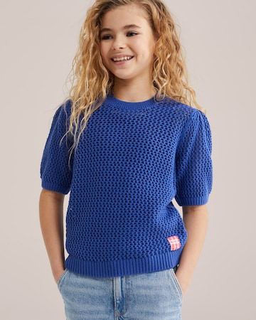 WE Fashion Pulóver - kék: elől