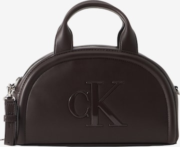 Calvin Klein Torba za čez ramo 'BOLD' | rjava barva: sprednja stran