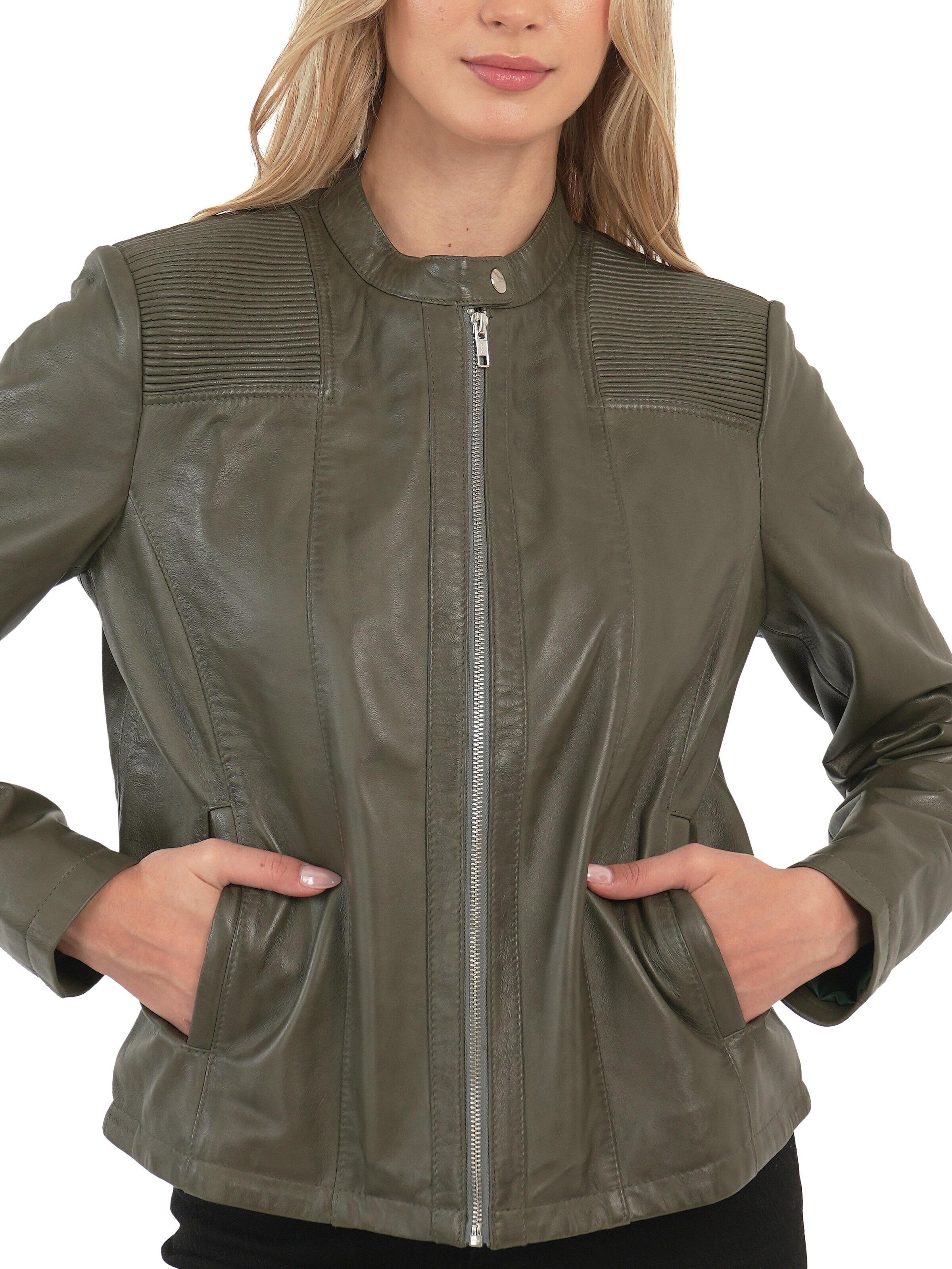 Chic and Clicks - Chaqueta de entretiempo 'Matrix' en verde