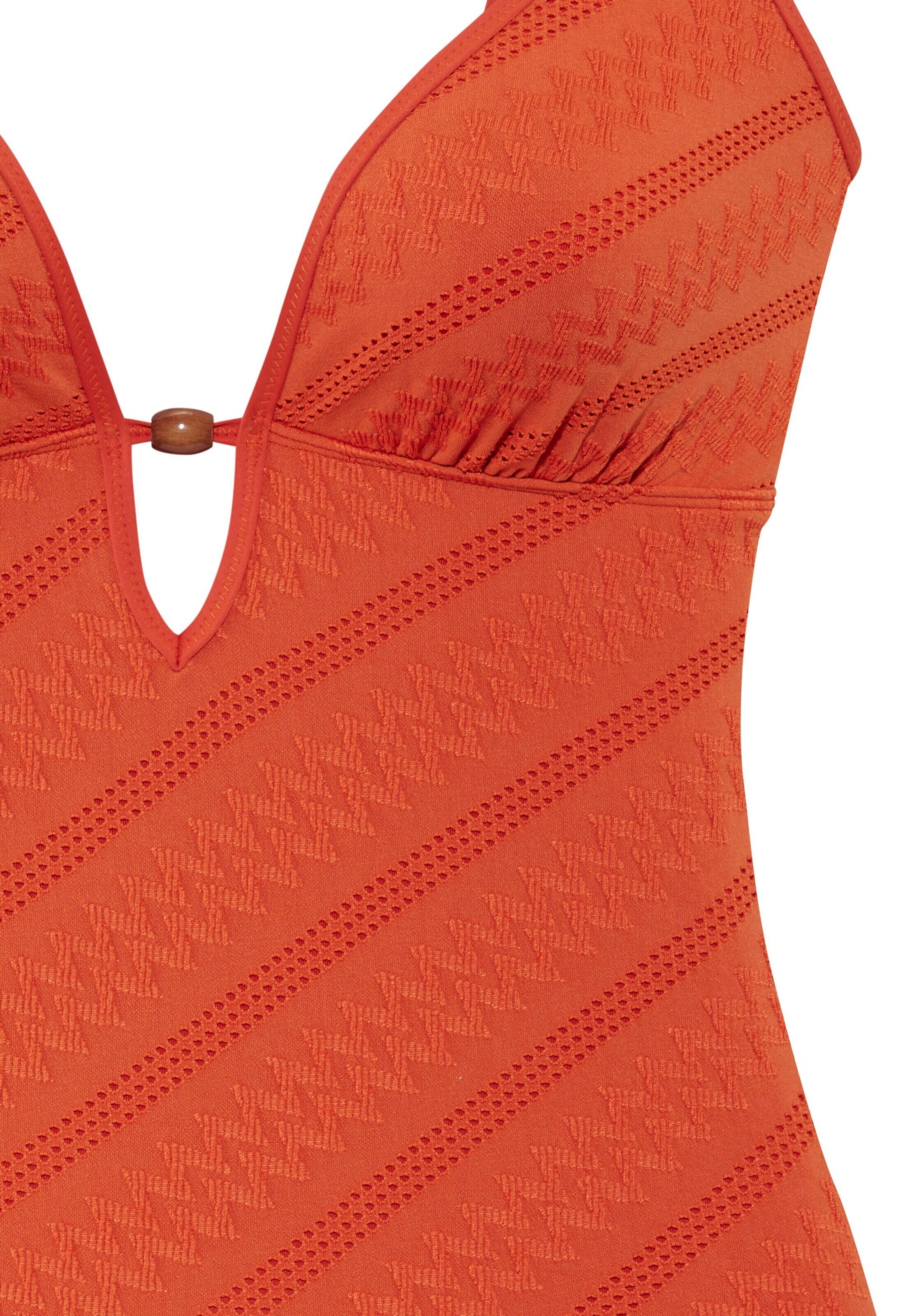 s.Oliver Trojuholníky Jednodielne plavky - Oranžová