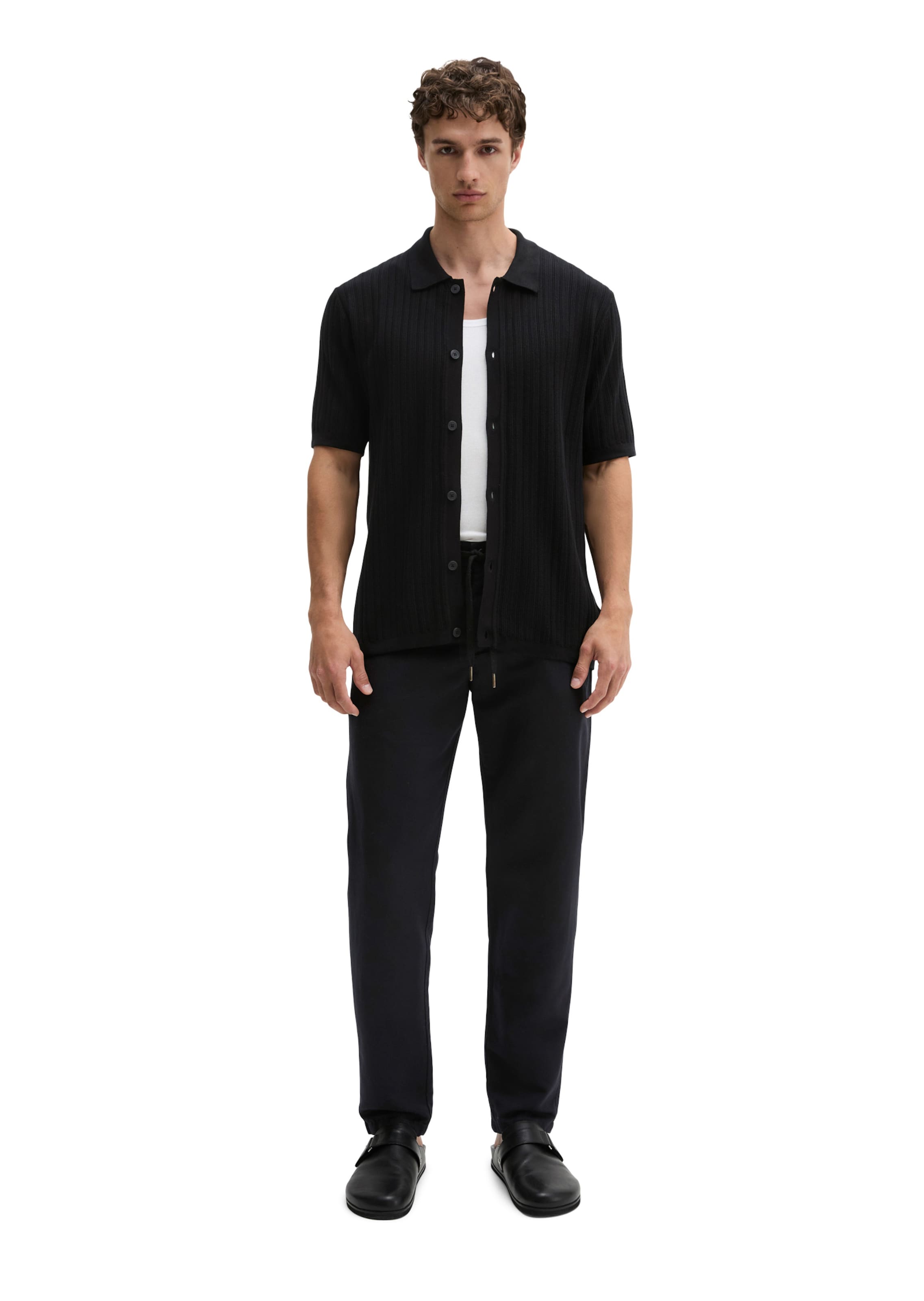 Marc O'Polo Strickjacke in Schwarz