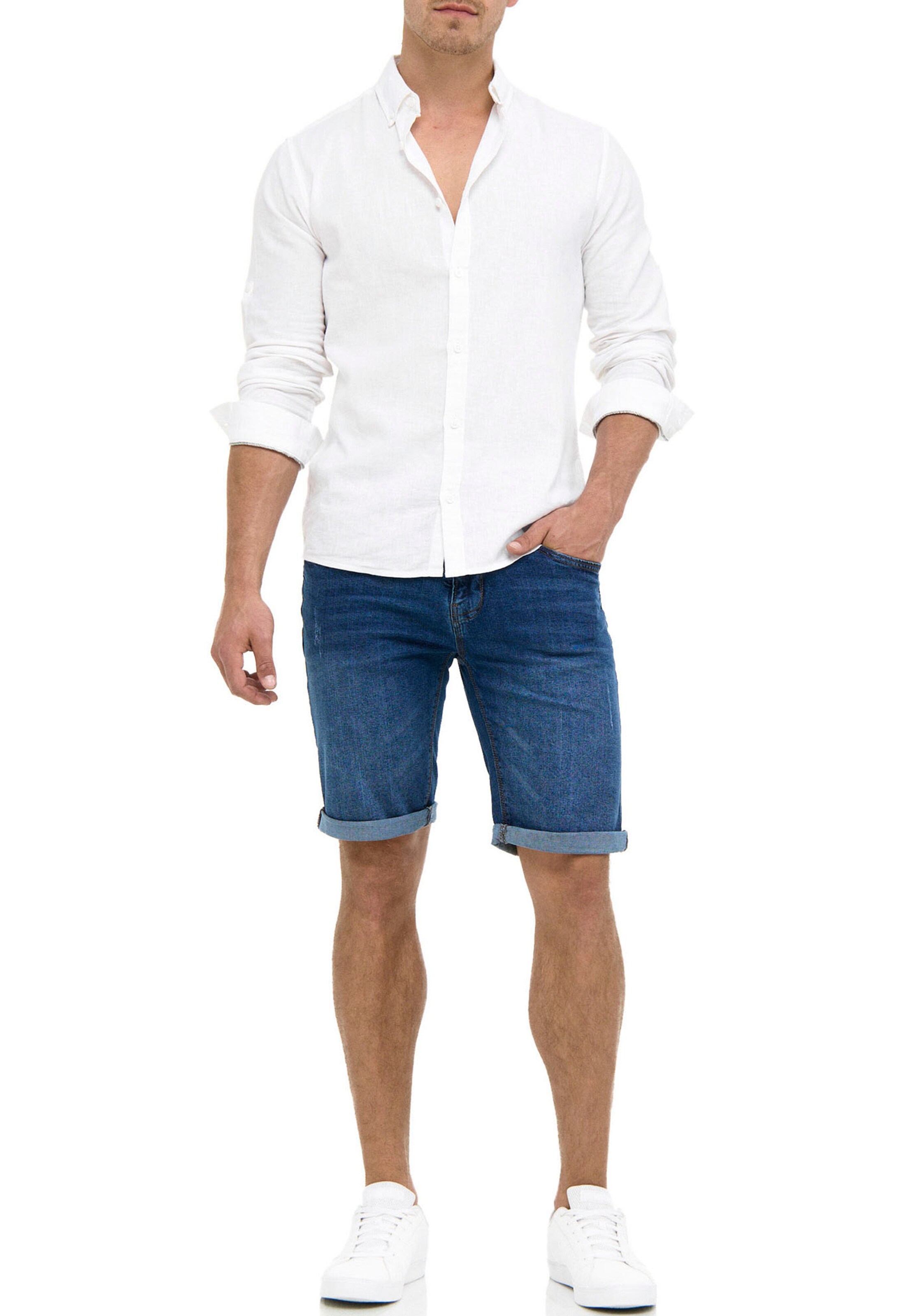 INDICODE JEANS Regular Pants in Blue