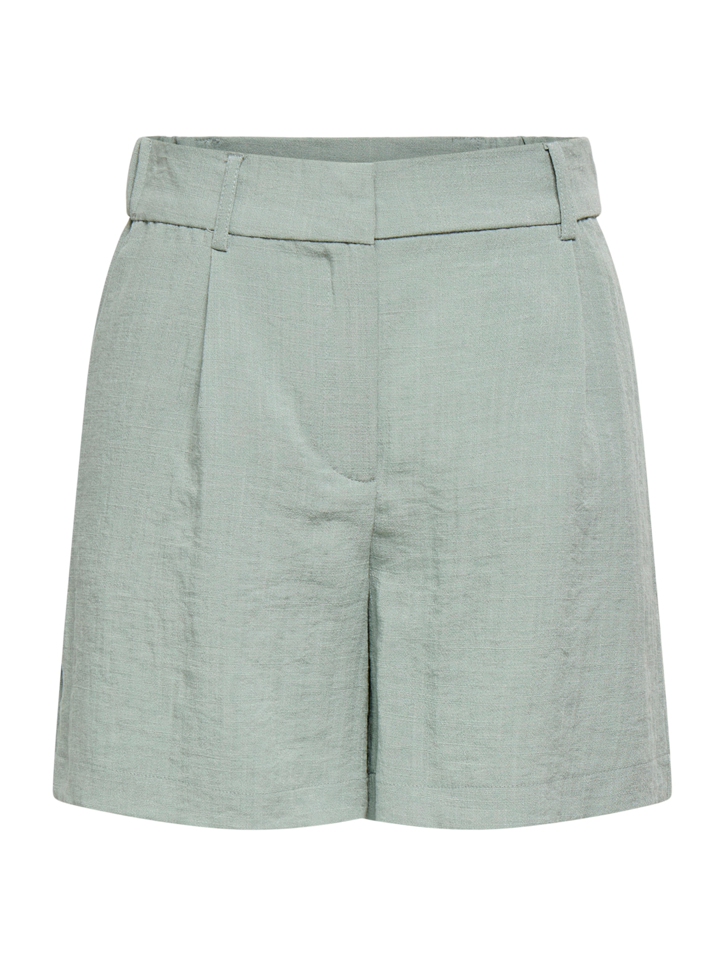 ONLY Hlače z naborki 'ONLITA' | zelena barva: sprednja stran