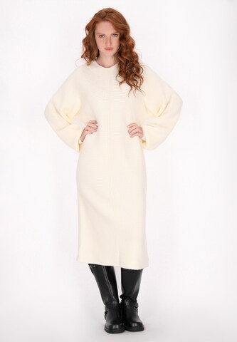 DreiMaster Vintage - Vestido en blanco