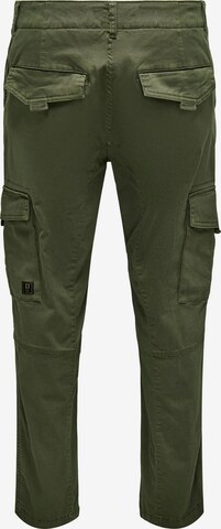 Only & SonsTapered Cargo hlače 'Dean' - zelena boja