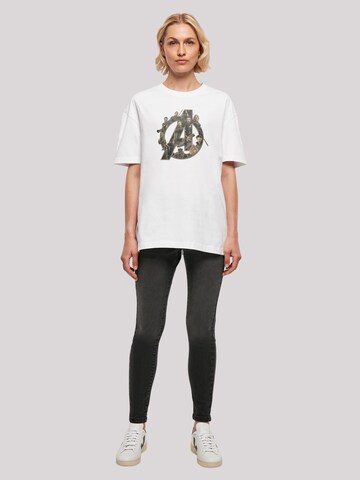 F4NT4STIC Oversized Shirt 'Marvel Avengers Infinity War' in White