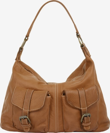 Cabas Cluty en marron : devant