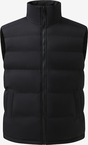 ALLTHEMEN Vest 'Wärmetrage' in Black: front