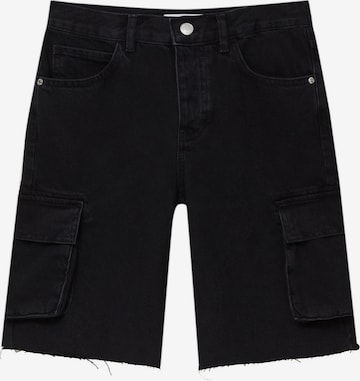 regular Jeans cargo di Pull&Bear in nero: frontale