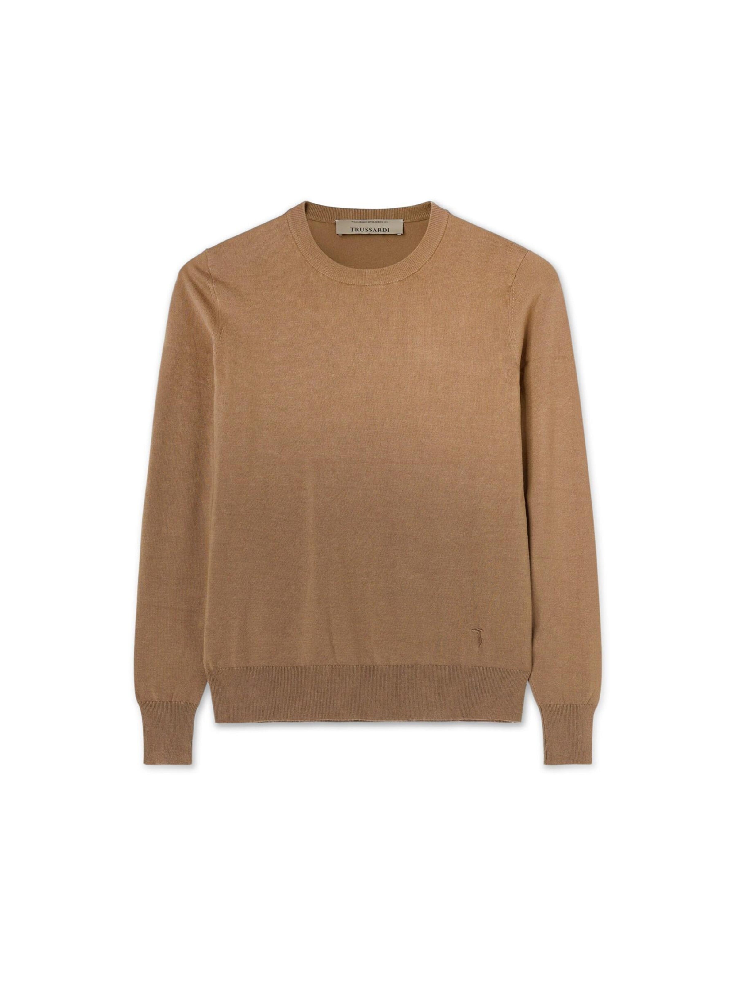 Pullover di Trussardi in marrone: frontale