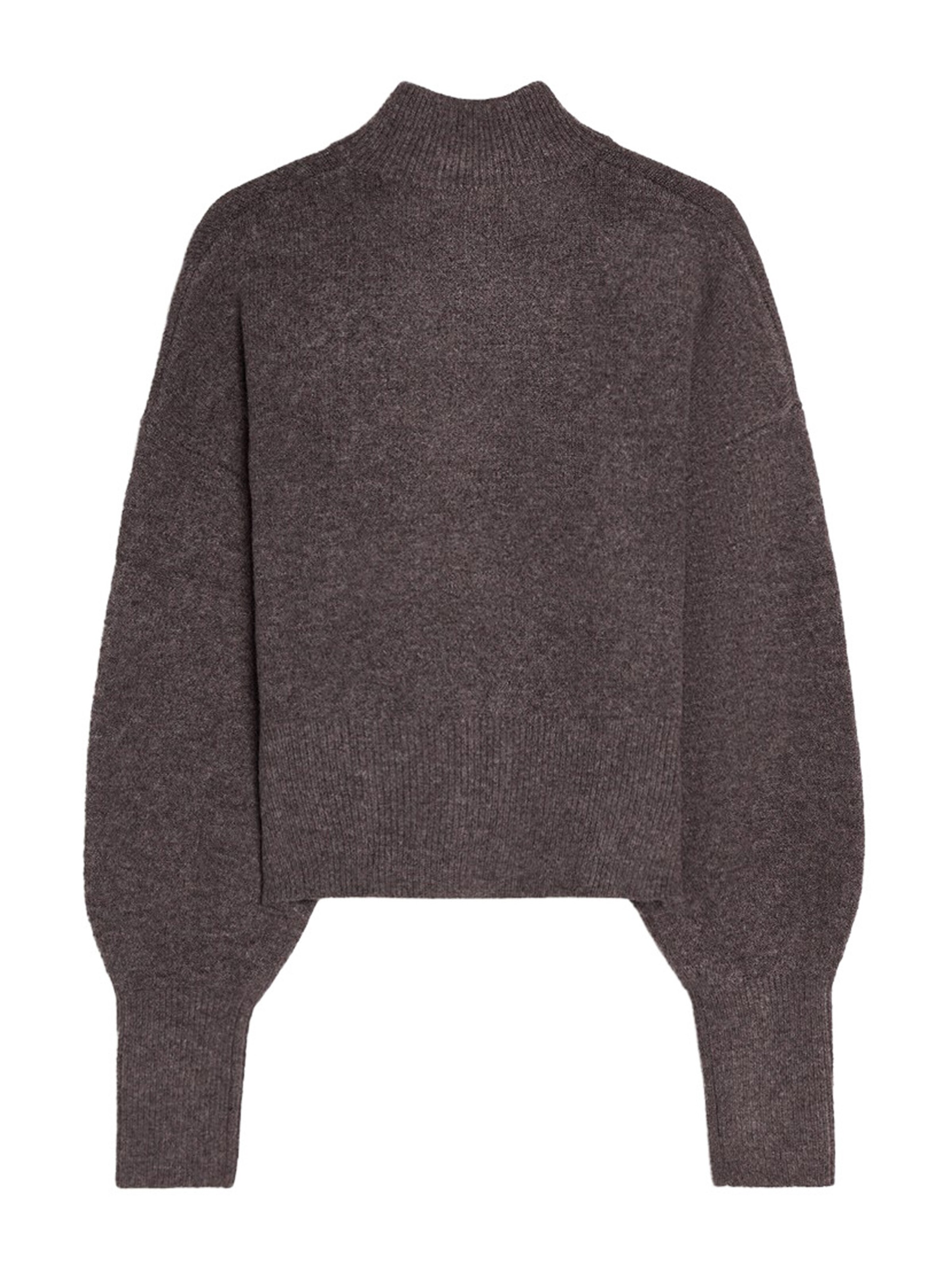 Cardigan Bershka en marron : derrière