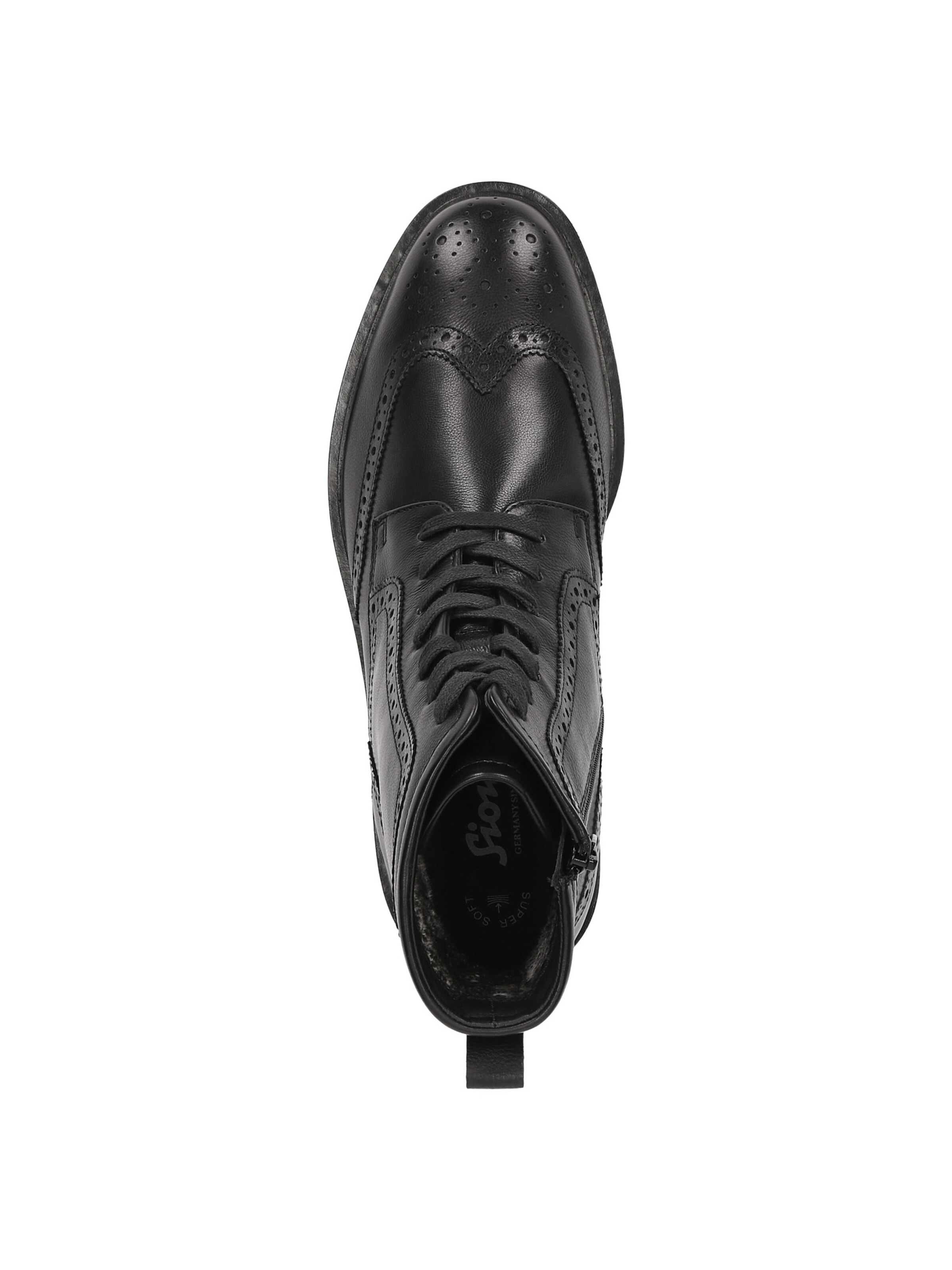 SIOUX Schnürboots 'Rogtanos' in Schwarz