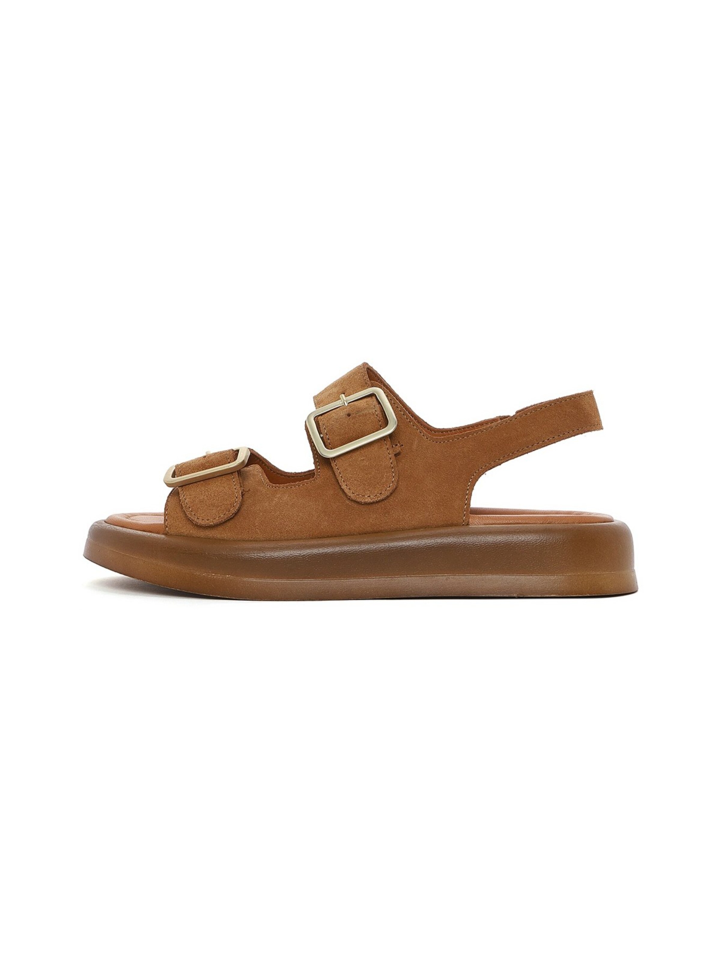 Sandalo di Derimod in marrone: frontale