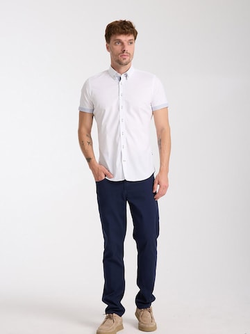 Slim fit Camicia business di 7Camicie in bianco