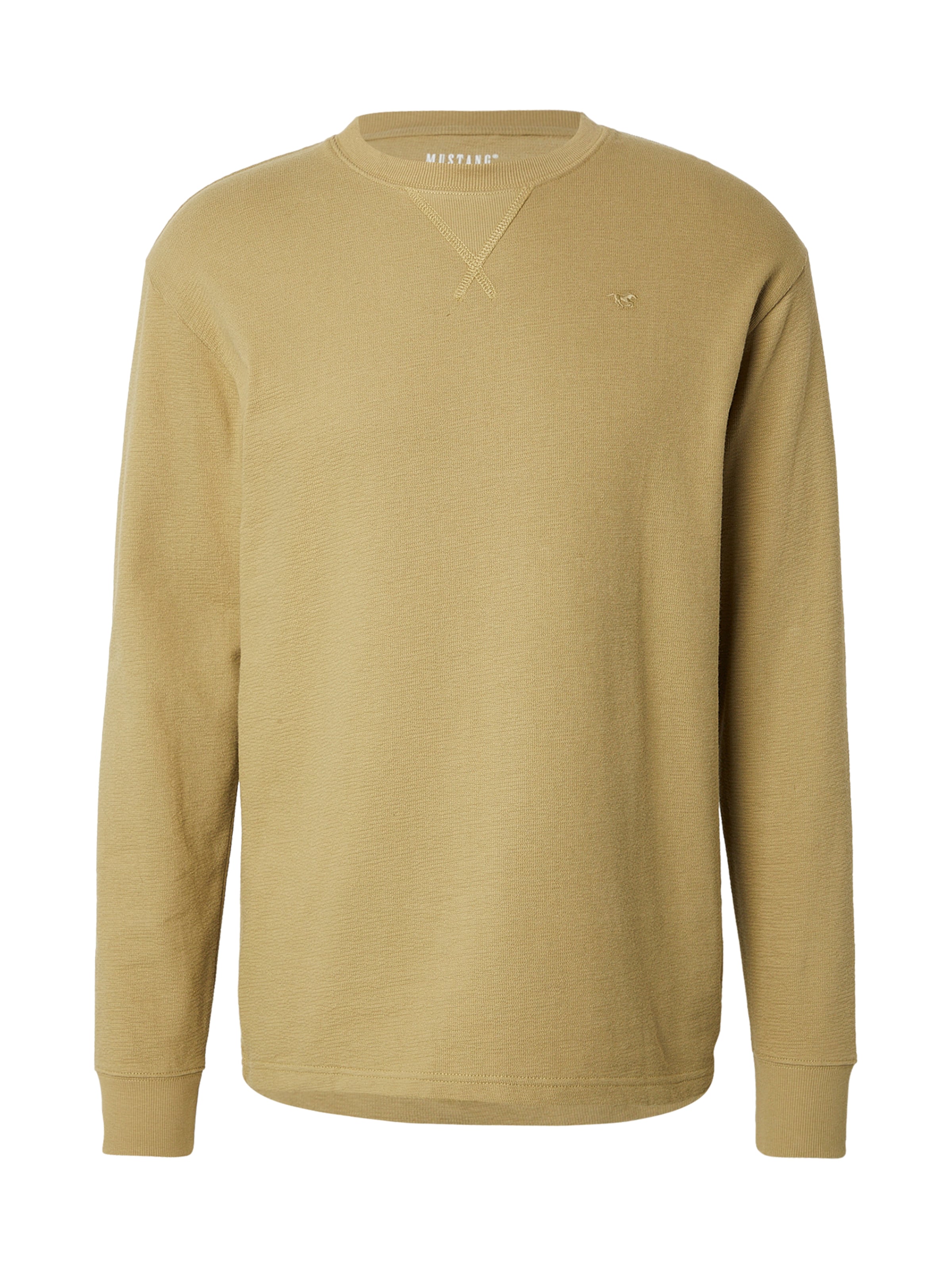 MUSTANG Тениска 'Asheville' в зелено: отпред