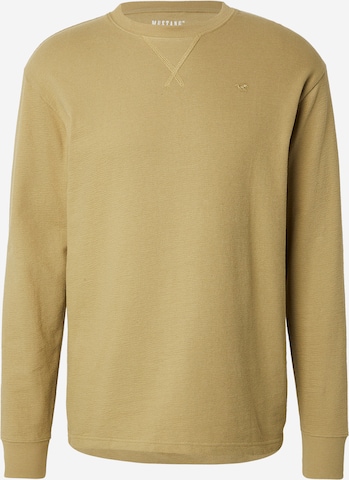 MUSTANG Тениска 'Asheville' в зелено: отпред