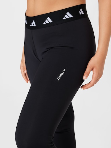 ADIDAS PERFORMANCE Skinny Sportovní kalhoty 'Techfit Period Proof ' – černá