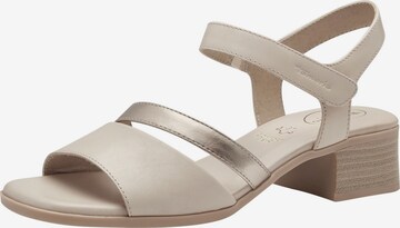 TAMARIS Sandals in Beige: front