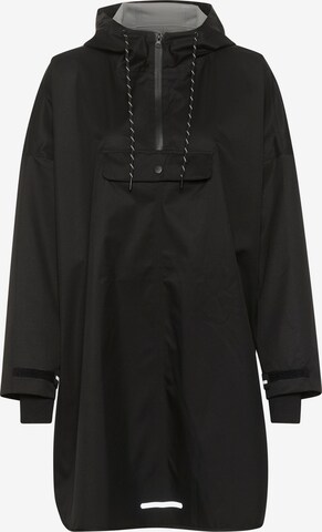 Cream Toiminnallinen pitkä takki 'Josah' värissä musta: edessä