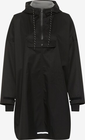 Cream Raincoat 'Josah' in Black: front