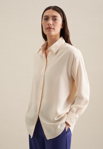 SEIDENSTICKER Blouse in Wit: voorkant