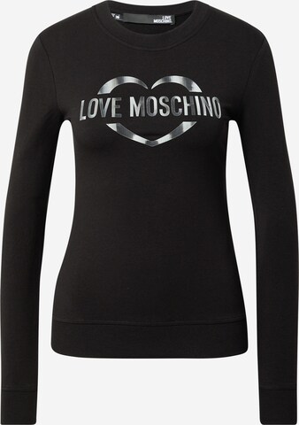 Love Moschino Mikina – černá: přední strana
