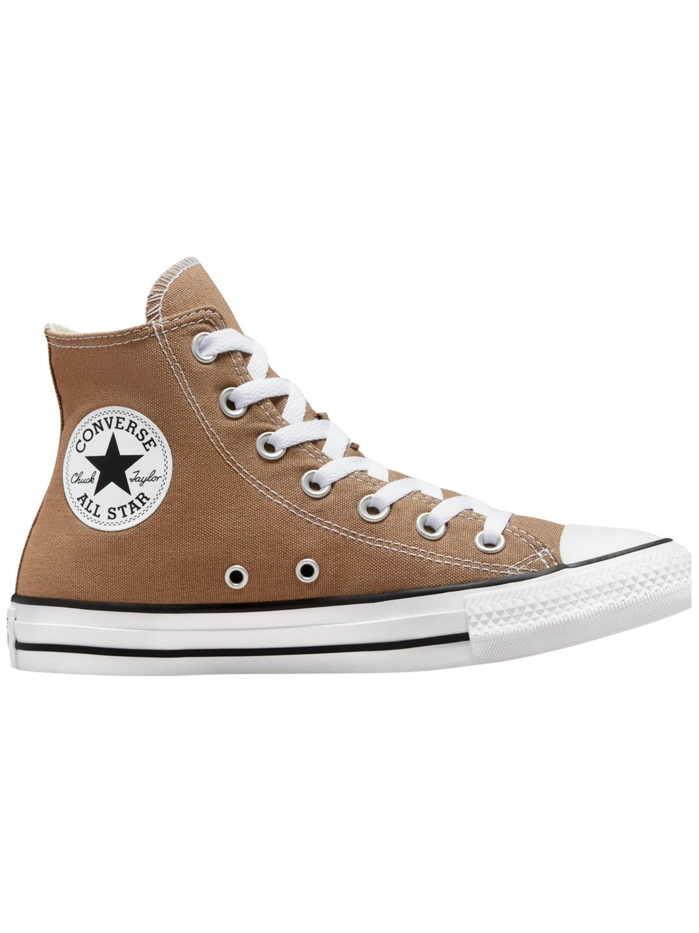 Sneaker alta 'Converse Chuck Taylor All Star Canvas' di CONVERSE in marrone: frontale
