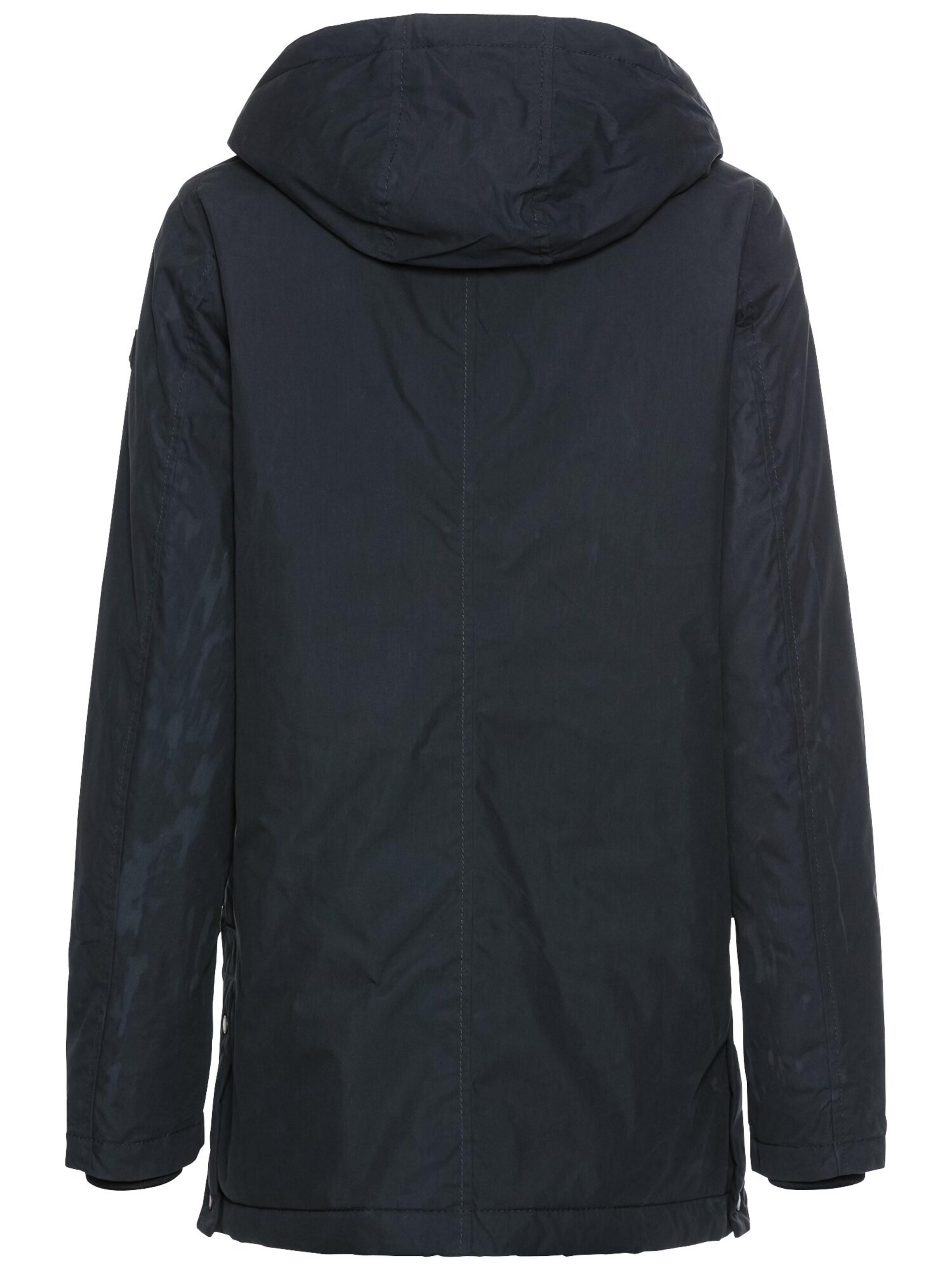 CAMEL ACTIVE Wachsjacke mit abnehmbarer Kapuze in Blau