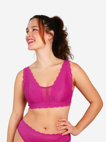 SugarShape T-Shirt BH 'Elva' in Pink: Vorderseite