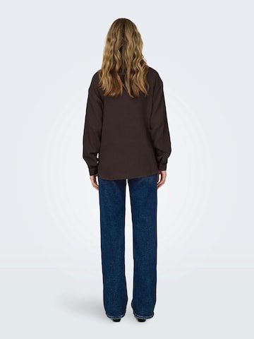 JDY Blouse 'JDYTHEIS' in Brown