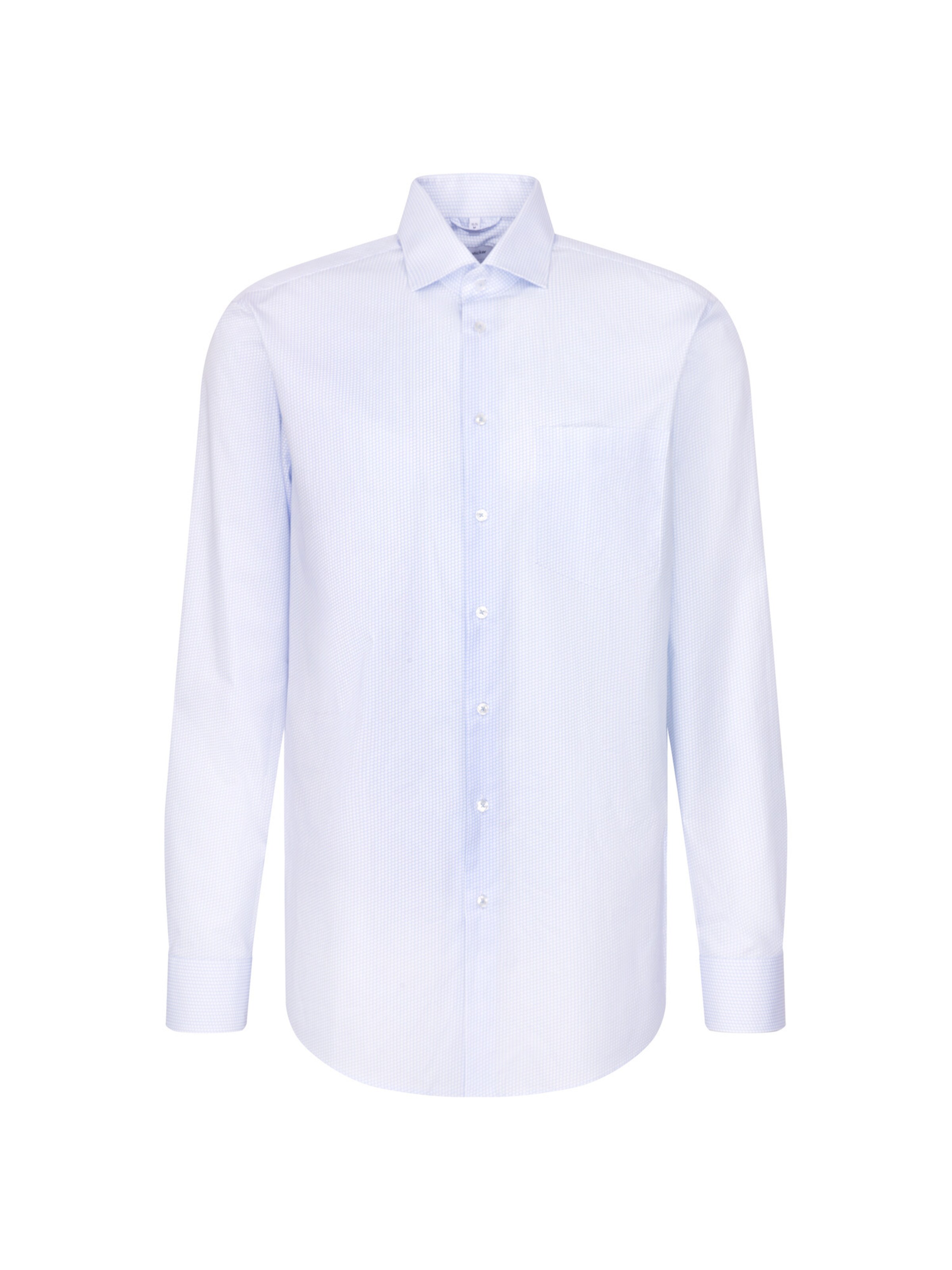 Regular fit Camicia business 'Schwarze Rose' di SEIDENSTICKER in blu: frontale