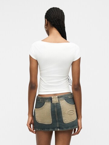 T-shirt HOLLISTER en blanc