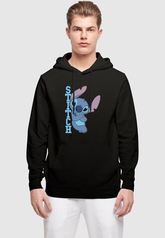 ABSOLUTE CULT Sweatshirt 'Lilo And Stitch - Posing' in Schwarz: Vorderseite