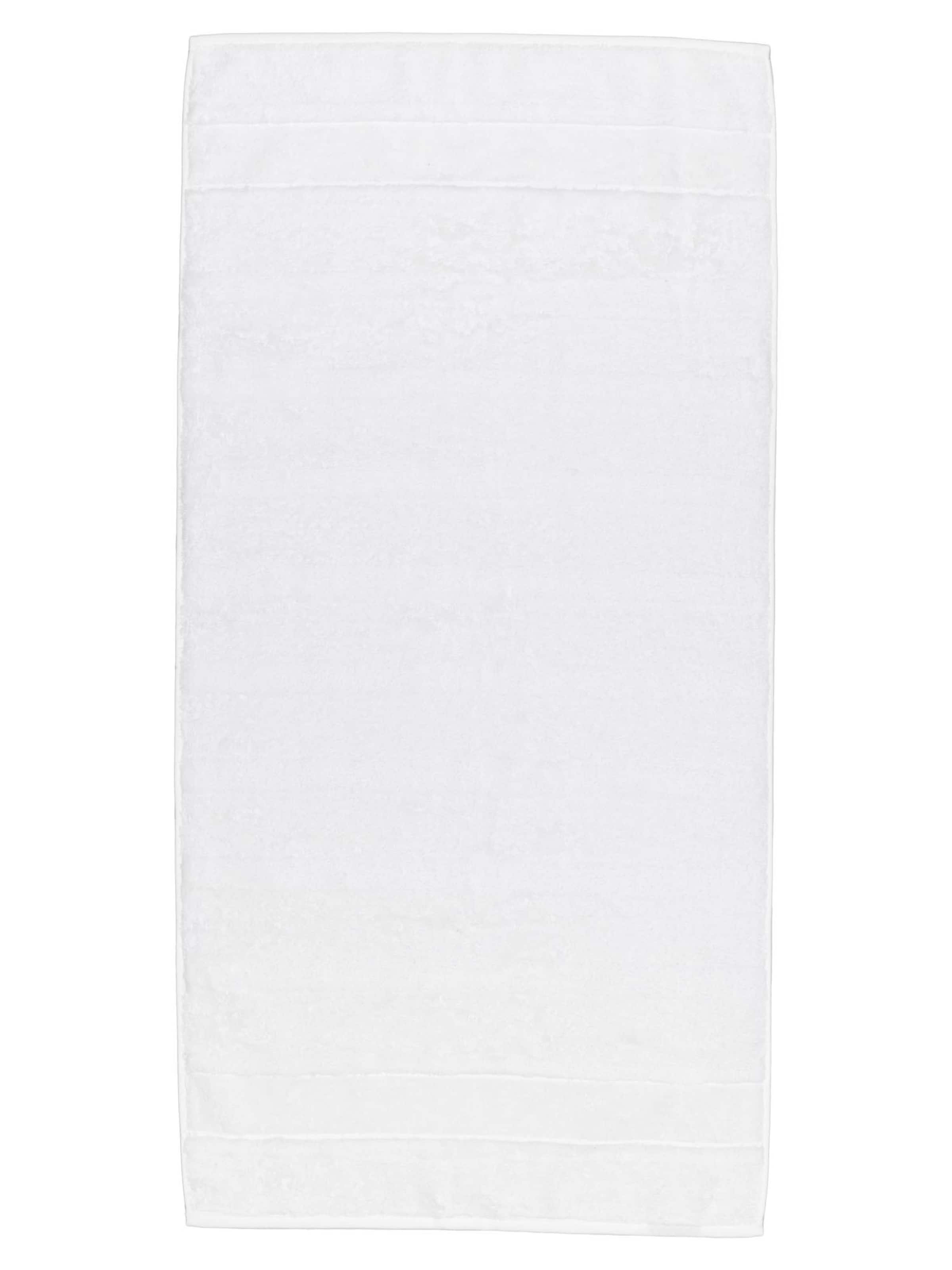 Cawö Towel 'Noblesse' in White