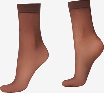 CALZEDONIA Socks in Brown: front