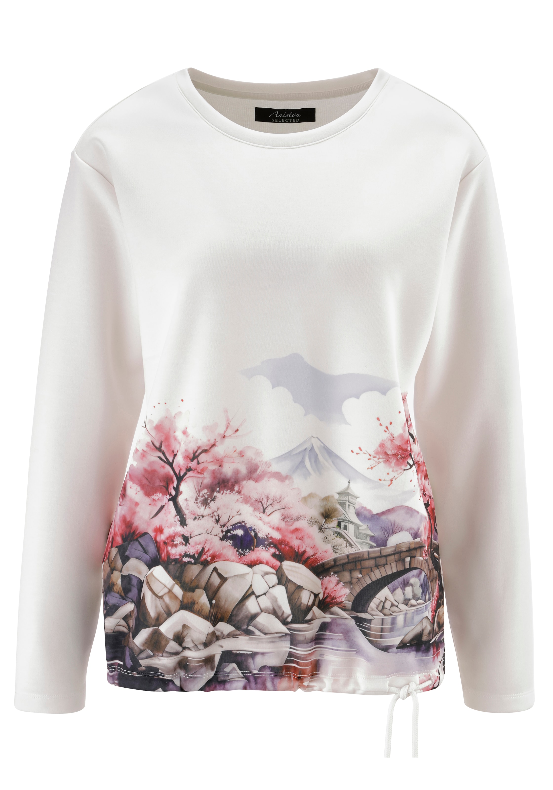 Aniston SELECTED Sweatshirt in Mischfarben: Vorderseite