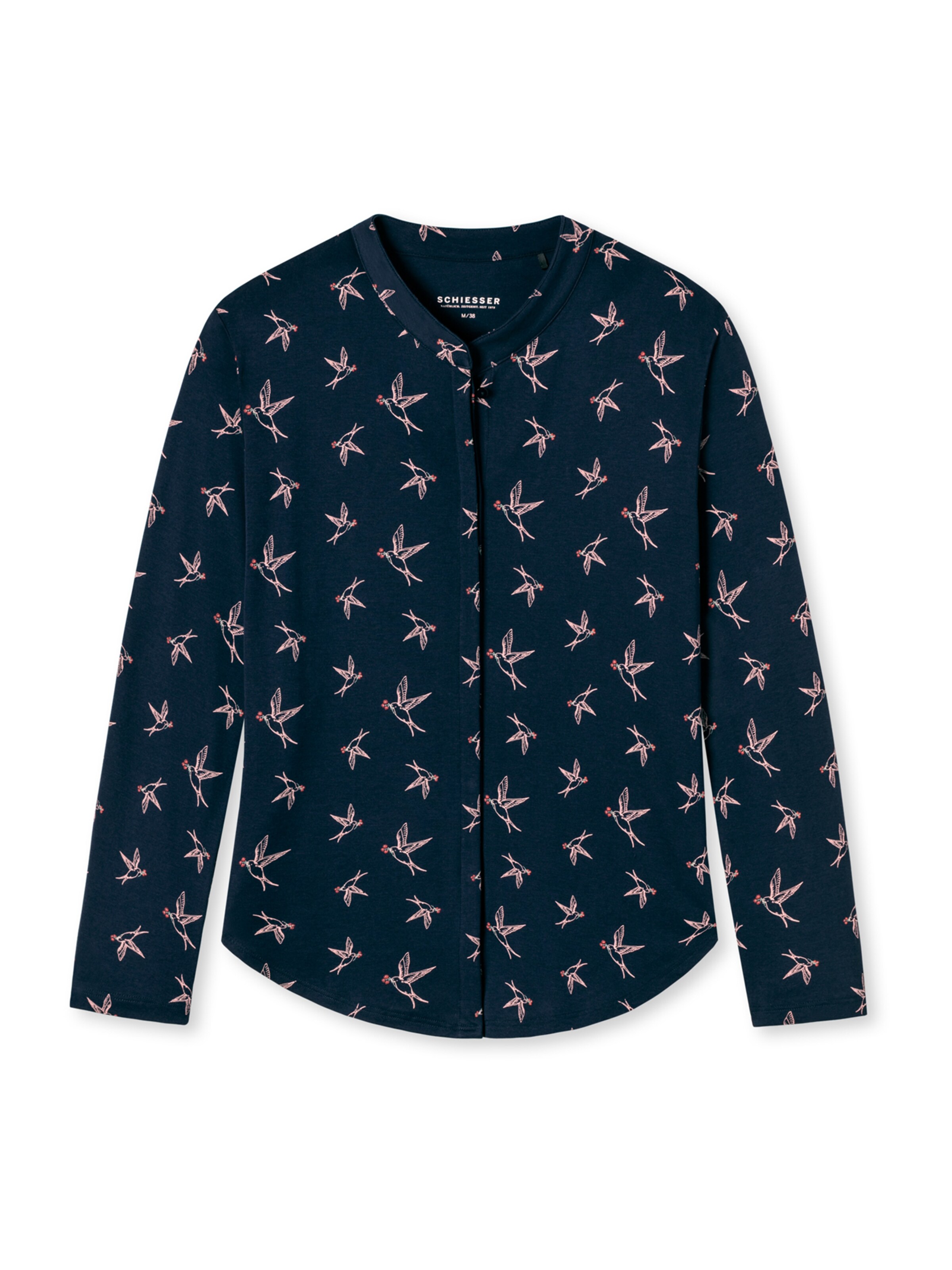 T-shirt 'Mix & Relax' SCHIESSER en bleu : devant