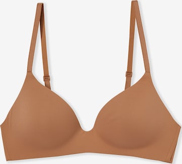 ETAM Triangel BH 'Pure Invisible' in Bruin: voorkant