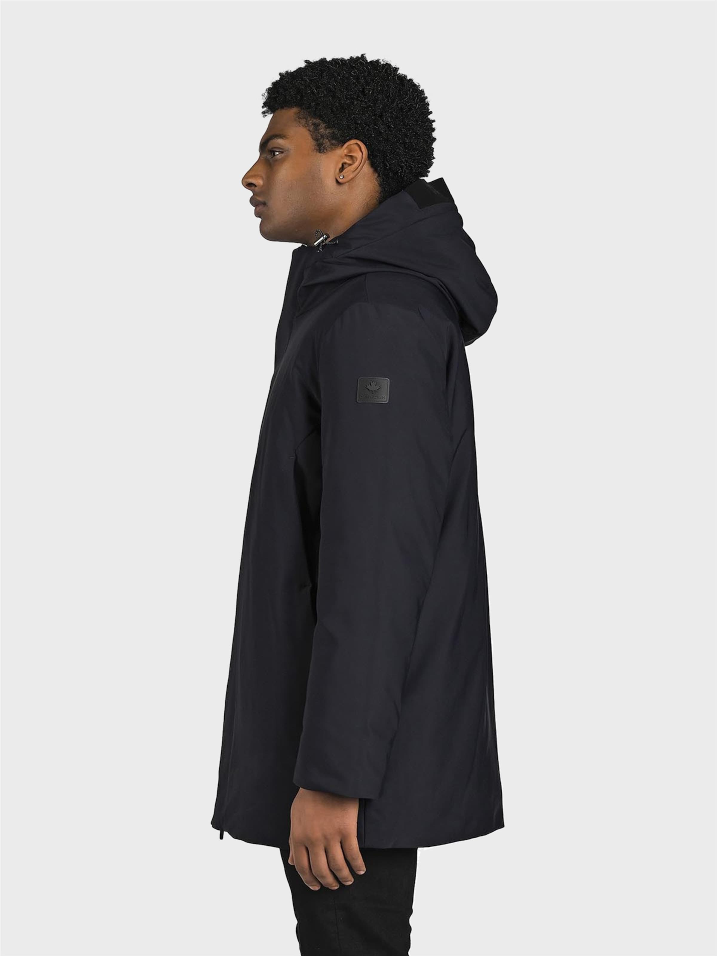 Canadian Classics Between-seasons parka 'Giacca Uomo Nelson' in Blue: front