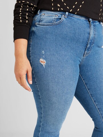 ONLY Carmakoma Skinny Jeans 'Iconic' in Blauw