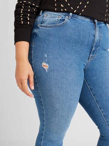 Skinny Jean 'ICONIC' ONLY Carmakoma en bleu