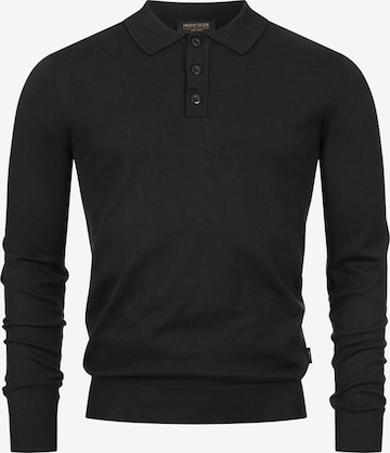 INDICODE JEANS Pullover 'Kastra' in Schwarz: Vorderseite