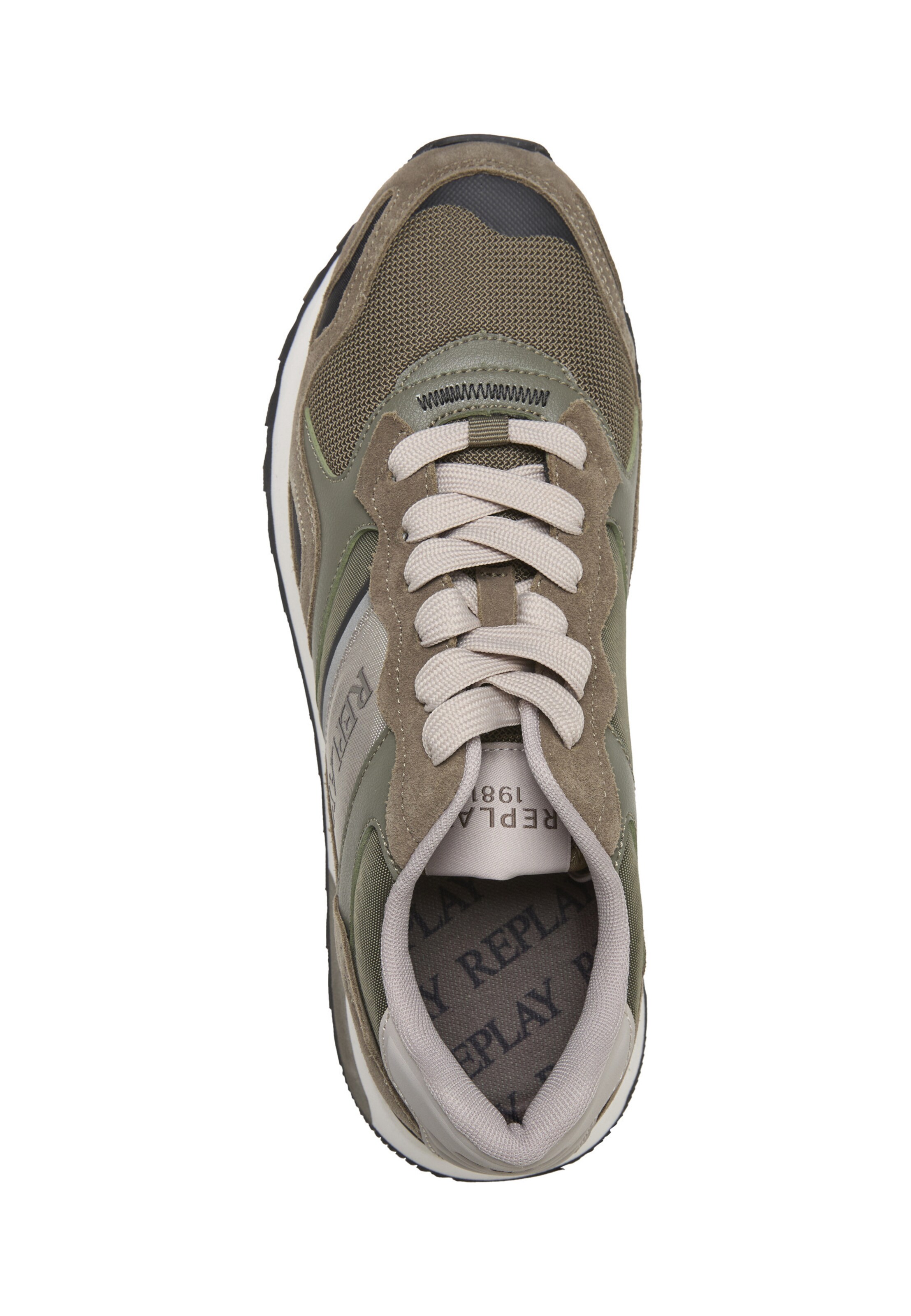 REPLAY Sneakers laag 'Bullet Union' in Groen