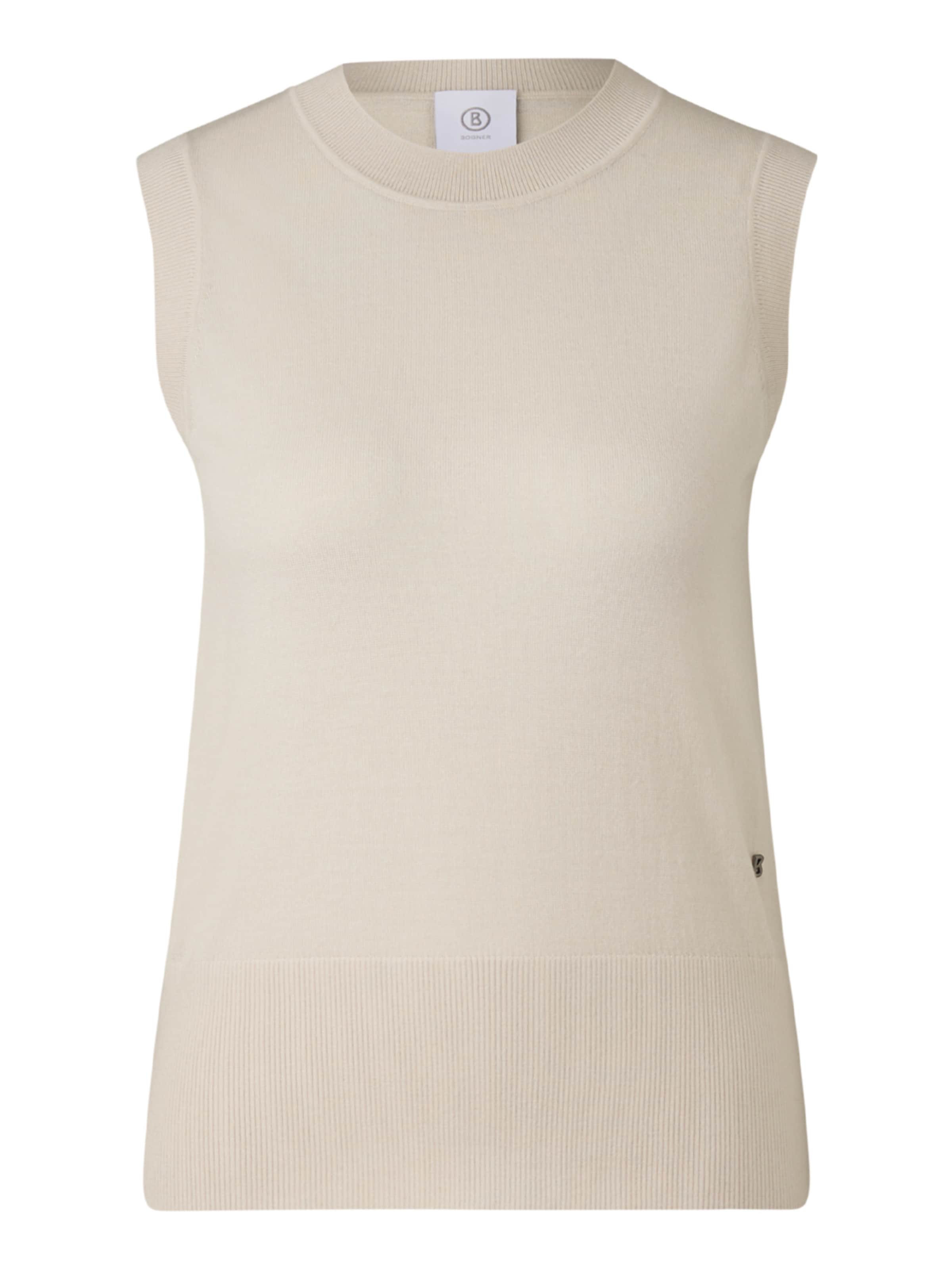 BOGNER Knitted top 'Isola' in Beige: front