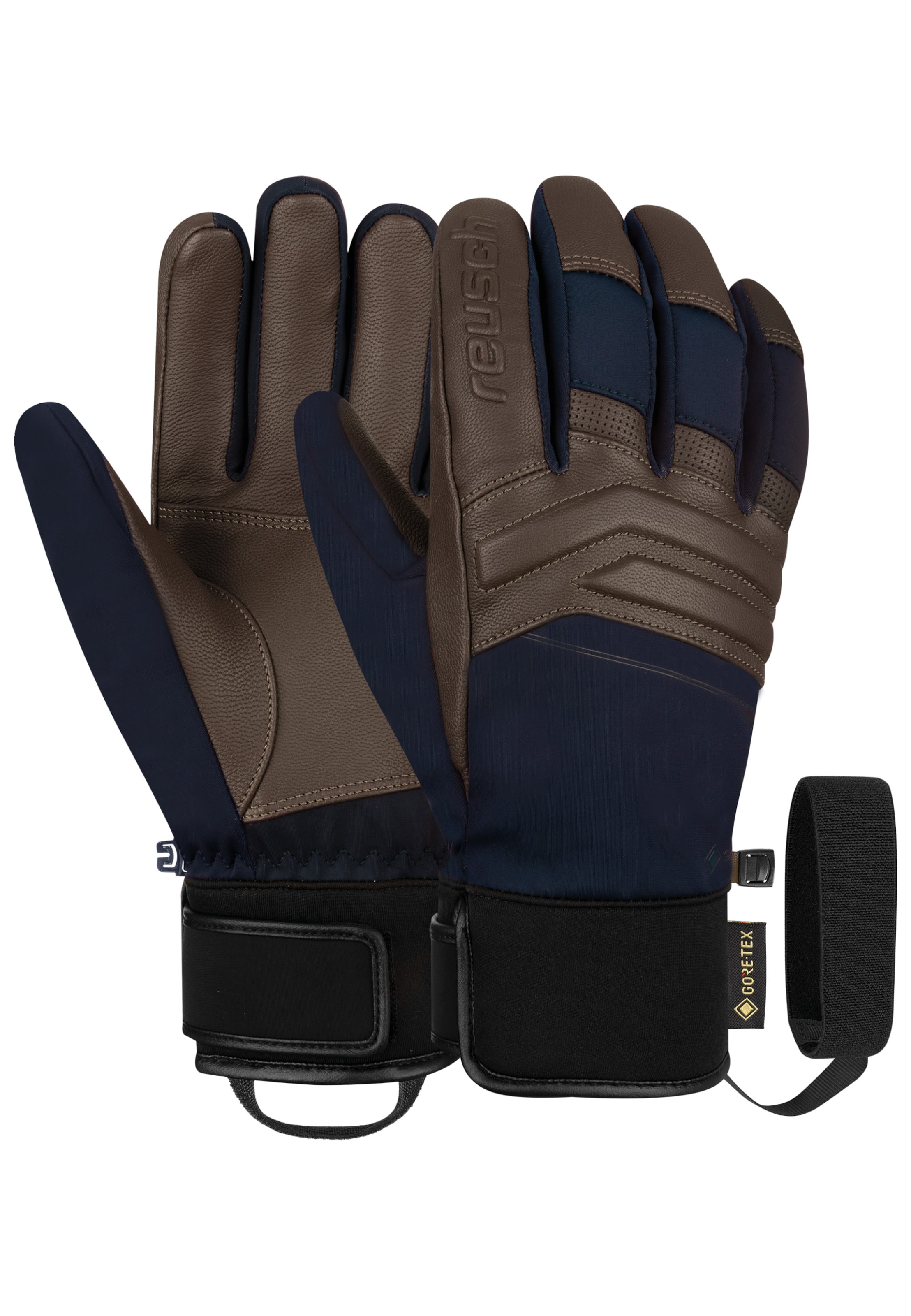 REUSCH Full finger gloves 'Jupiter' in Blue: front