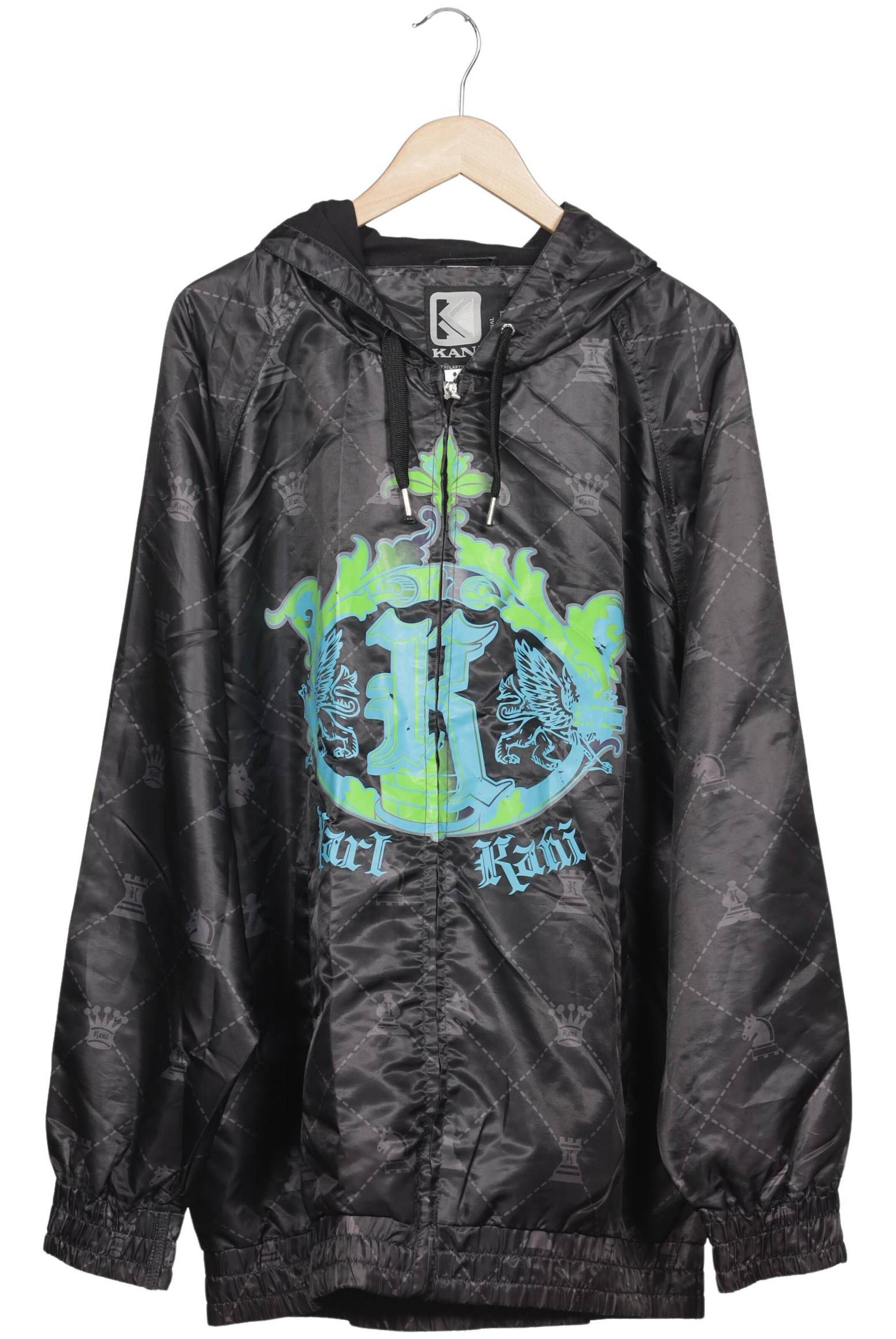 Karl Kani Jacket & Coat in 9XL in Black: front