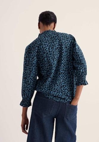 Camicia da donna 'Feather Star' di Seasalt Cornwall in blu